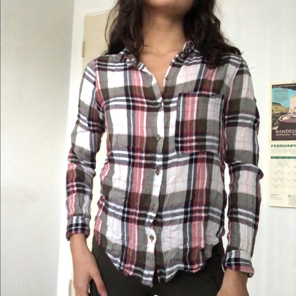 Earth tone flannel